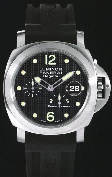 luminor panerai regatta power reserve|Panerai Luminor automatic with date.